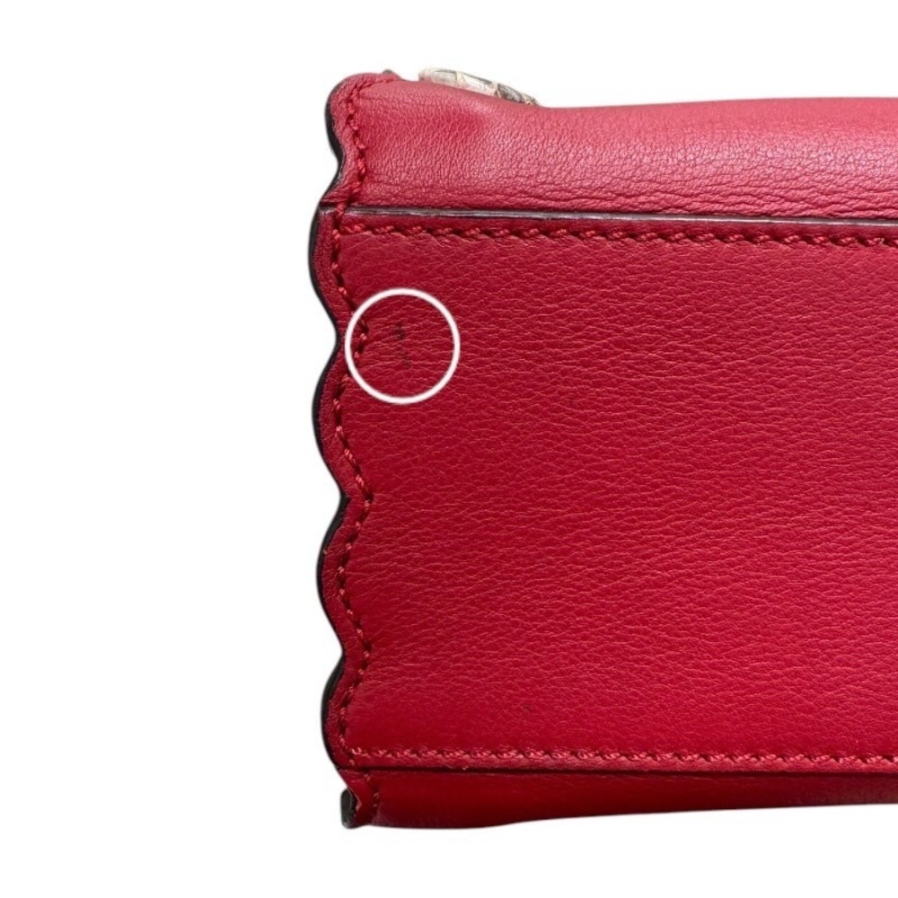 Fendi Peekaboo Iconics Red X Python Shoulder Bag - image 7